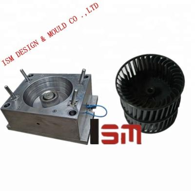 China Cooler Fan Mold Injection Fan Blade Mold Steel Plastic Fan Housing Mold for sale