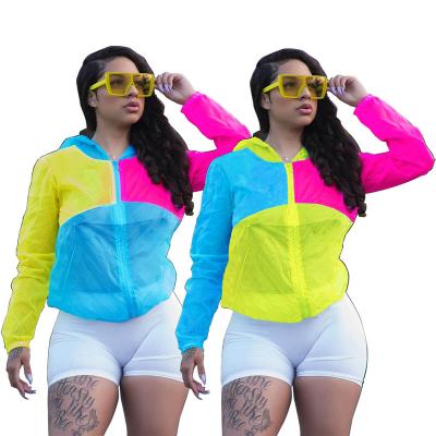 China MD-20112128 Pullover Summer Sunscreen Women Pockets Breathable Women Hoodies for sale