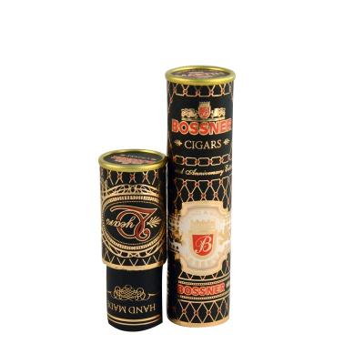 China Handmade Black Household Round Cosmetic Gift Container Perfume Bottle Paper Packaging Round Cardboard Gift Box Paper Box for sale
