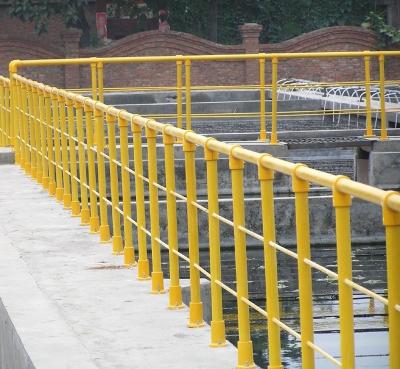 China Planta de diseño industrial montada en una manivela redonda de FRP de 50 mm para una planta de tratamiento de aguas residuales en venta