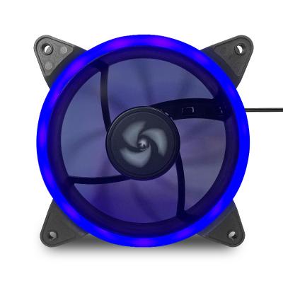 China High Quality Plastic Computer Case QCDS OEM LED Gaming Computer CPU Cooler Fans DC 12V 4Pin 120MM RGB Fan For PC for sale