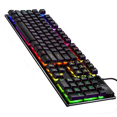 China Ultra Quiet High Speed USB Desktop Gaming Keyboard Mechanical Gaming Keyboard and Mouse Combo Set for sale