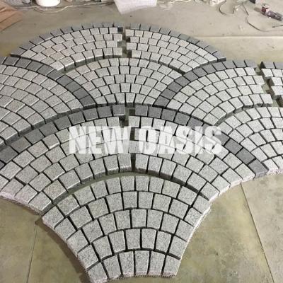 Китай Big size granite fanshape paving продается