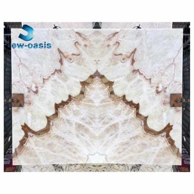 Китай Book match design Natural Big Onyx Marble Slab for countertop floor продается