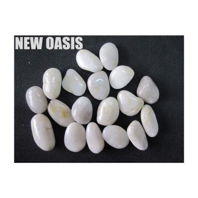 China Landscape Decoration Driveway Pebble River Stone Various mix size/color Natural Rain Flower Cobbles & Pebbles stone for sale