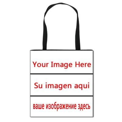 China High Quality One-Piece Custom Printed Handbag Women Tote Bag Foldable Shoulder Bag Ladies Large Capacity Reusable Beach Shopping Bags for sale