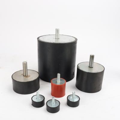 China Elastomer Type Rubber Composition Shock Absorber For Black Material for sale