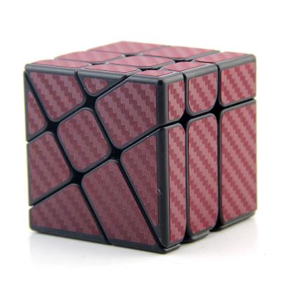 China Educational Toy MoYu Meilong Cubing Classroom Fisher Windmill Mirror Magic Cube Carbon Fiber Sticker Speed Educational Puzzle Toy for sale
