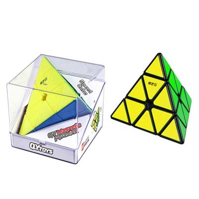 China Professional Toy Qiyi Competitionl Stickerless Educational Toys Qiyi Series Magnetic Puzzle Educational Magic Magnetic Cube Speed Cube Pyramid for sale