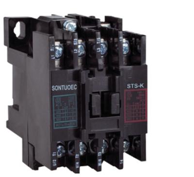 China Black Three Phase Magnetic Contactor With Overload Relay Flame Retardant for sale