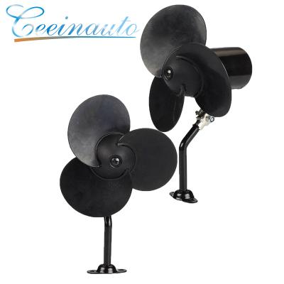 China 3pcs Blade 5 Inch 24V DC Busbar Fan Safety Car Rubber Rubber Fan For Driver for sale