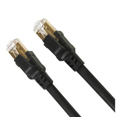 China Cat8 High Quality High Speed Cat8 Ethernet Cable 40Gbps 2000Mhz Ethernet Cable SFTP RJ45 CAT8 Lan Patch Cord for sale