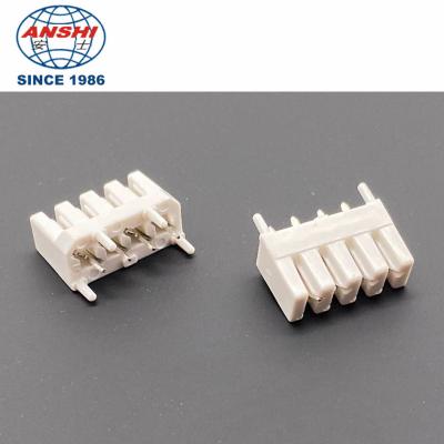 중국 크론 타입 45도 PCB IDC 터미널 블록 커넥터 4 핀 피치 3.81mm 판매용