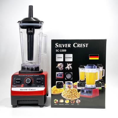 China 2021 Silver Peak Power 3000W 220V Heavy Duty High Speed Commercial Kitchen Juicer Mixer Outdoor Hot Selling Electric Blender for sale