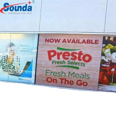 Chine Exterior PVC Wall Advertising PVC Vinyl Banner Signs Banner Viny Printing à vendre
