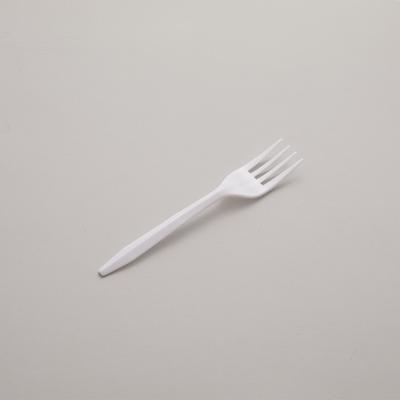 China Smart Degradable PLA Plastic Forks Knife Spoon Eyes 2021 New Arrivals Degradable PLA Material Knife Cutlery Set Plastic Disposable Fork for sale