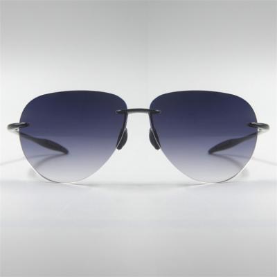 China Hot Sell Nylon Pilot Mens Luxury Fashion UV400 Glass Sunglasses for sale