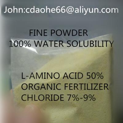 China Organic Controlled Amino Acid Powder Fertilizer with 2-3kg/HA Application Rate for Agriculture for sale