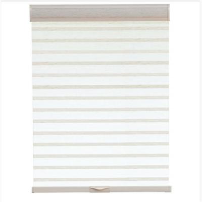 China Waterproof Electric Rolling Shades Customized Cordless Double Layered Shading Window Zebra Blinds for sale