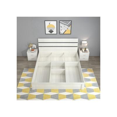 China Multifunctional Storage Bedroom Furniture Storage Bed, Hydraulic Lift Up Nordic Simple Modern Boxed Storage High Bed for sale