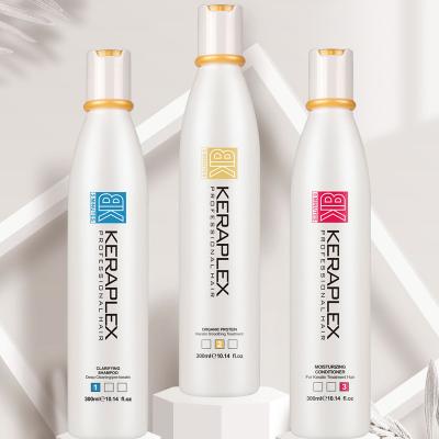 China BKkeraplex Manufacturer Factory Best Selling 300Ml Hair-Repair Set Profesional Keratin Treatment Brazilian Keratina for sale