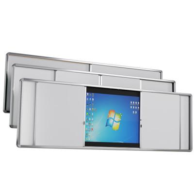 China Aluminum Alloy Frame Push-pull whiteboard multimedia Sliding teaching combination School Writing Magnetic for sale