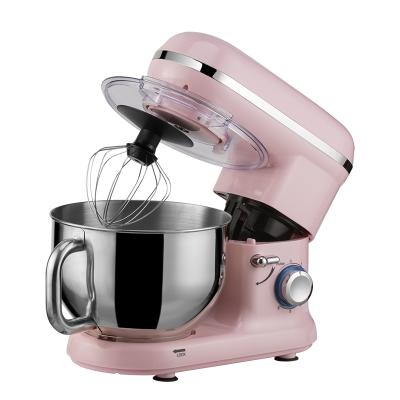 China Design 1200W Tilt-Head Dough Mixer With 6.5L Stainless Steel Bowl 6-Speed Tilt-Head Electric Mixer for sale