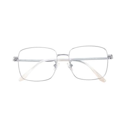 China Fashionable Vintage Titanium Frame Non Slip Transparent Optical Clear Glasses For Myopia for sale