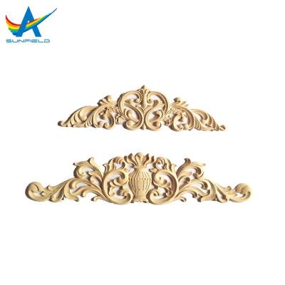 China Europe Hot New Products Wood Carving Molding Wood Carving Applique for sale