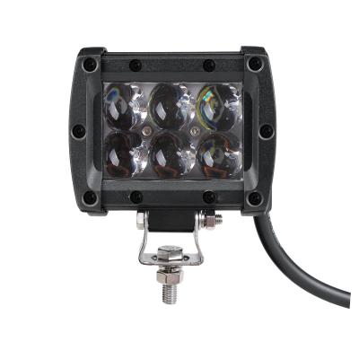China Aluminum Housing +PC Lens+ Led Tuff Plus 4inch 4D Motorcycle Car Truck Offroad Roof Light Work Led Light Bar for sale
