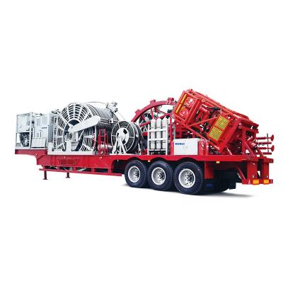 China Oil Field Coil Tubing Unit Truck-Mounted Engine 105Mpa Energy Mining for sale