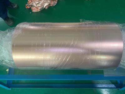 Chine Aluminium de cuivre roulé pour la bande conductrice, petit pain intérieur fait sur commande de feuille d'aluminium d'en cuivre de diamètre à vendre