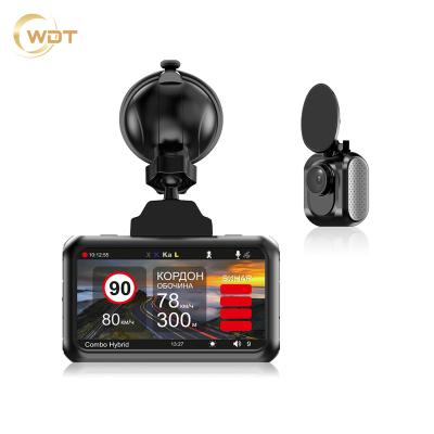 China NIGHT VISION Magnetic Lens Dual 3.0 Inch IPS 1440P Radar Detector Car Dvr GPS Laser Speed With FULL Wifi for sale