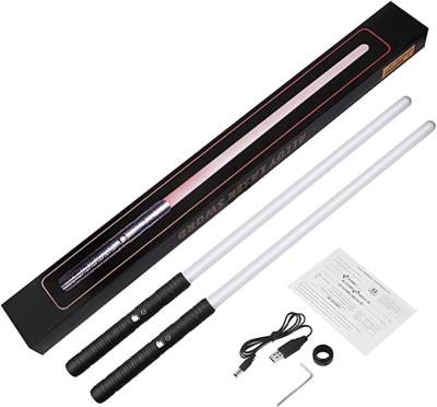 China Rechargeable Cosplay Role Play 2 Connectable In 1 Advanced Lightsaber 7 RGB Color Alloy lightsaber for sale