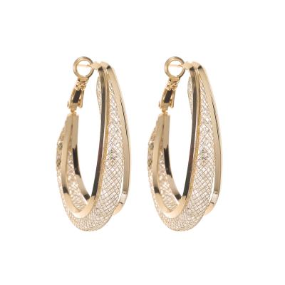 China FASHIONABLE Rhinestone Crystal Circle Round Hoop Earrings Women Earrings for sale
