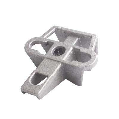 China Hanging Collar Fiber Optic Cable Aluminum Anchoring Pole Bracket Bracket for sale