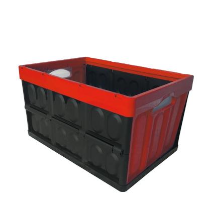 China New collapsible strong and sturdy folding box / foldable plastic crates for storage for sale