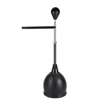 China 2022 Customs Logo Steel Fitness Kick Boxing Training Bag Speed Free Standing Punch Ball With Rotation Spinning Bar for sale