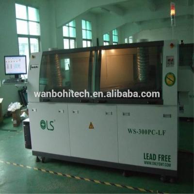 Cina Equipaggiamento di saldatura a doppia onda, macchina di saldatura DIP a controllo informatico standard in vendita