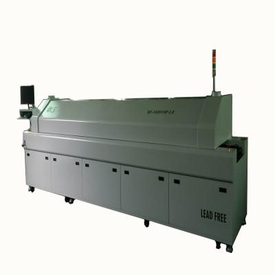 中国 10利用できる温度帯SMTの退潮のオーブン機械通関サービス 販売のため