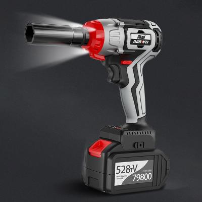 China Professional Li-ion Battery Multifunctional Professional Power Tool Brushless Cordless Electric Impact Wrench for sale