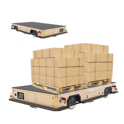 China Supplier Jaten Warehouse Autonomous Cars 50T Heavy Duty AGV Robot Material Handling Palletizing Smart Robot for sale