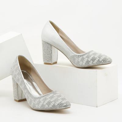 China New Anti-slippery spring stiletto luxury high heels work women dress pump stilettos high heel shoes ladies pump shoes for sale