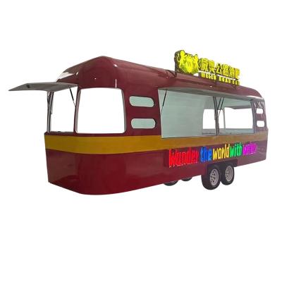 China Vegetable processing plant Professional customization food trucks for sale in usa mobile food trailer food truck electric for sale