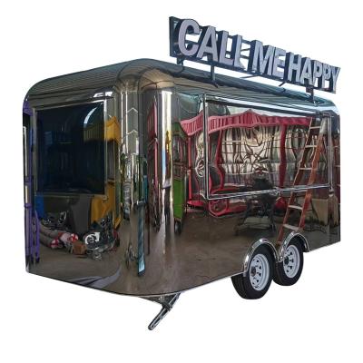 China Vegetable processing plant OEM Customized air stream food truck Food Trailer Food Truck good price High quality Fast delivery for sale