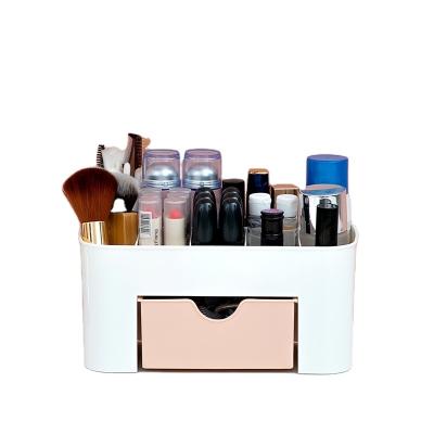 China Drawer Storage Cabinet Office Multifunctional Occasional Office Transparent Cosmetic Storage Box Stacked Storage Cabinet for sale