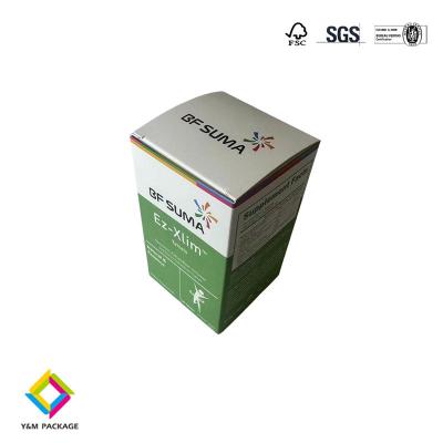 China Impressão personalizada colorida de caixas de papelão dobrável de chá com o seu logotipo à venda