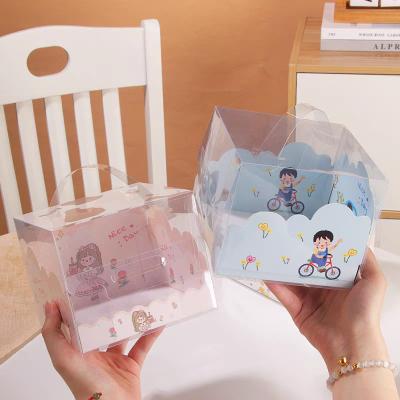 China Customizable Cake Containers Boxes AI CDR Or PDF for sale