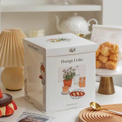 China CMYK / Pantone Printing Cake Containers For Desserts for sale