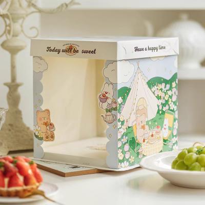 China Custom Made Cake Packaging Boxes Matt Lamination And Offset Printing for sale